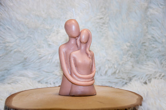 Bougie artisanale mariage Couple Entrelacés L'Atelier Ginko - Boutique en Ligne