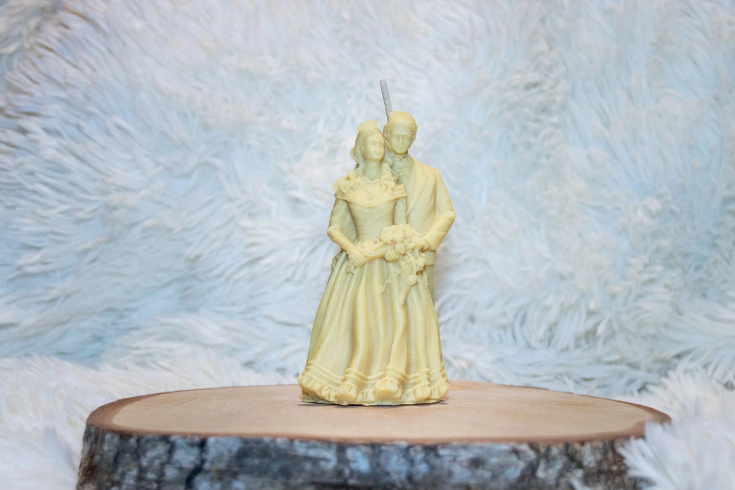 Bougie artisanale mariage Couple Mariés L'Atelier Ginko - Boutique en Ligne