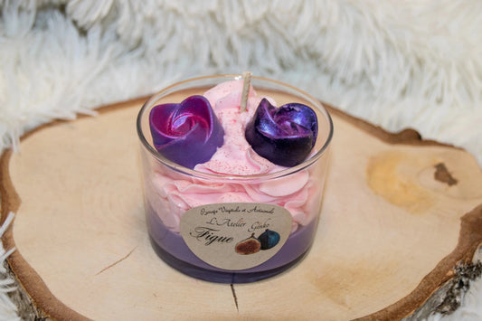 Bougie chantilly Figue - L'Atelier Ginko - Boutique en Ligne