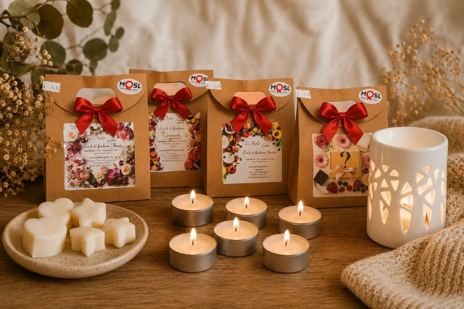 Box Découverte Fondants Parfumés - L'Atelier Ginko - Boutique en Ligne