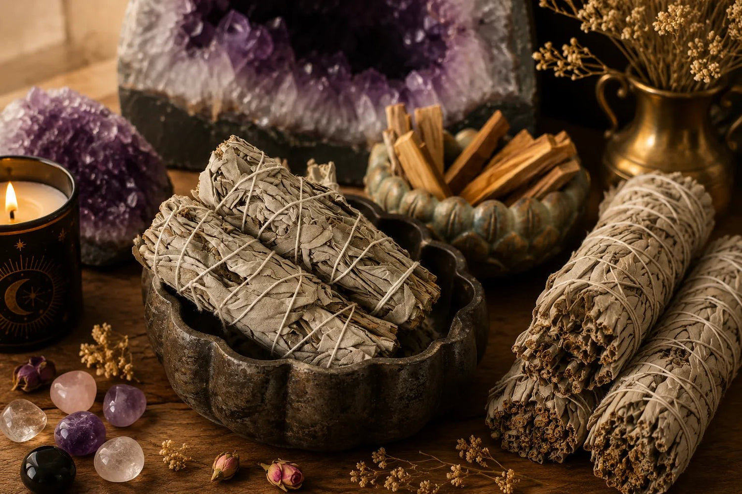 Sauge Blanche pour Purification & Rituels - L'Atelier Ginko - Boutique en Ligne
