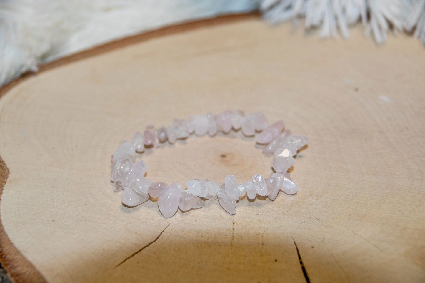 Bracelet Quartz rose L'Atelier Ginko - Boutique en Ligne