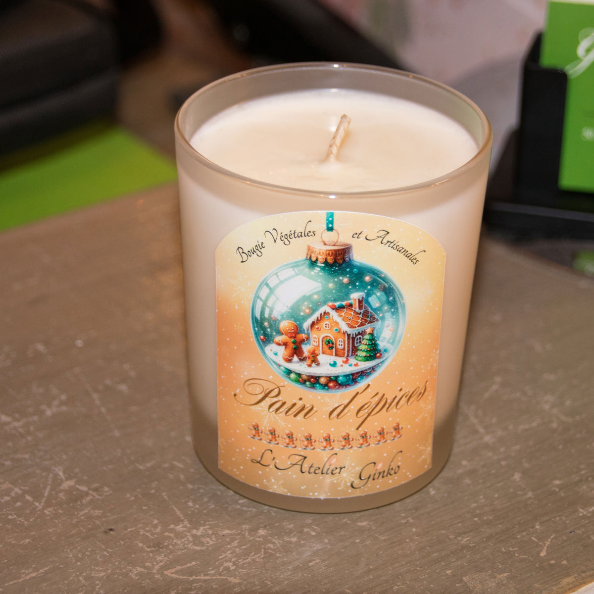 Coffret Bougie verre satiné L'Atelier Ginko - Boutique en Ligne