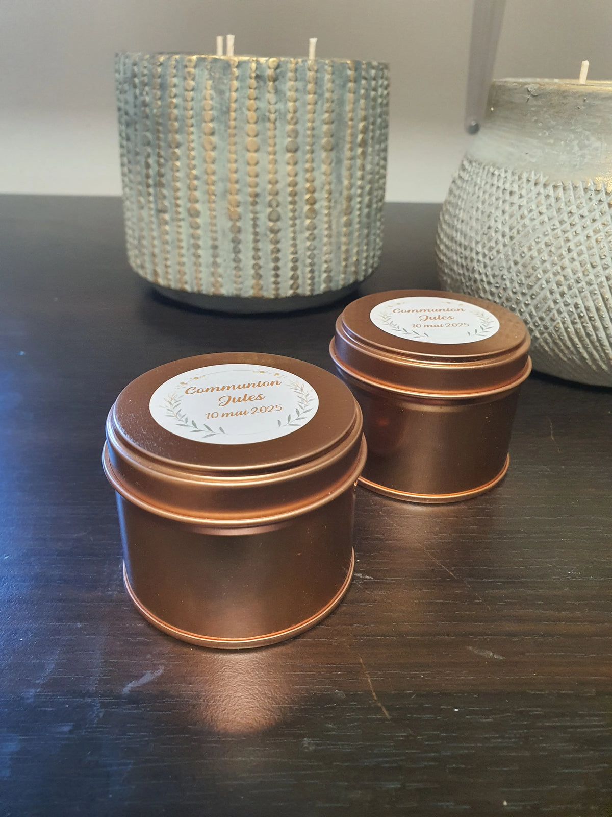 Bougie artisanale parfumée aux parfums de Grasse – L'Atelier Ginko Moselle