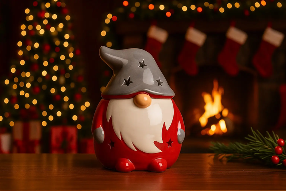 Brûle-parfum Nain de Noël - L'Atelier Ginko - Boutique en Ligne