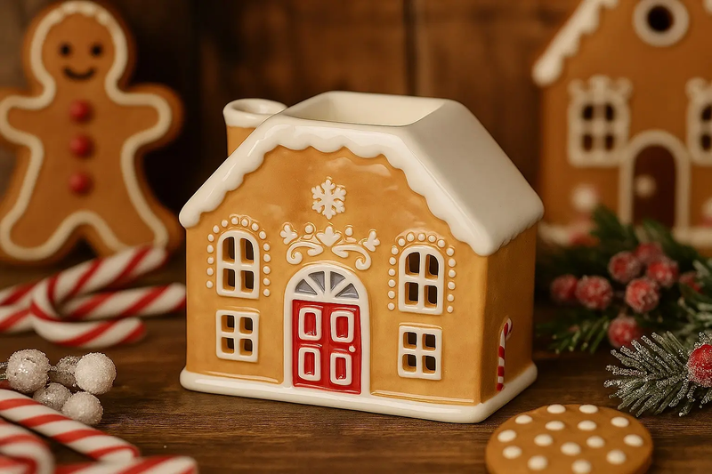 Brûle-parfum Maison en Pain d’Épice - L'Atelier Ginko - Boutique en Ligne