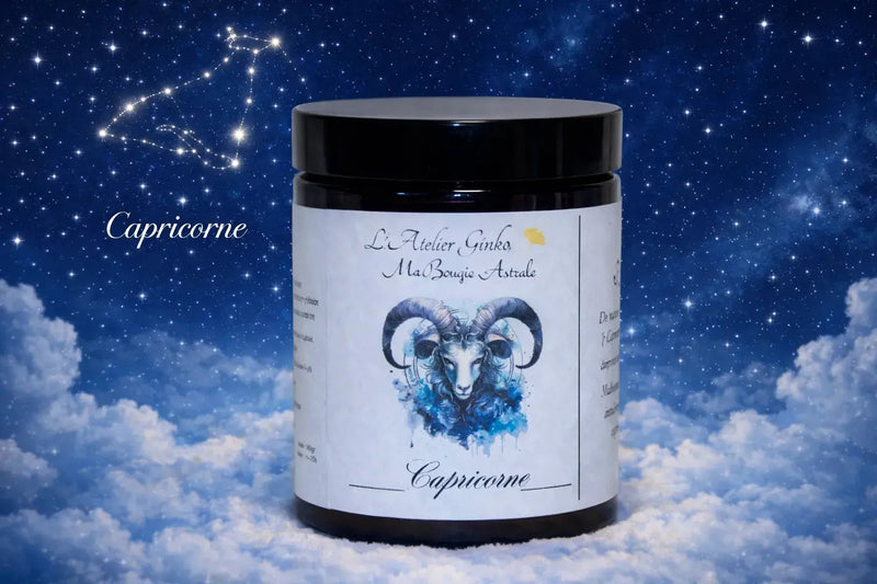 Bougie Astrologique Capricorne L'Atelier Ginko - Boutique en Ligne