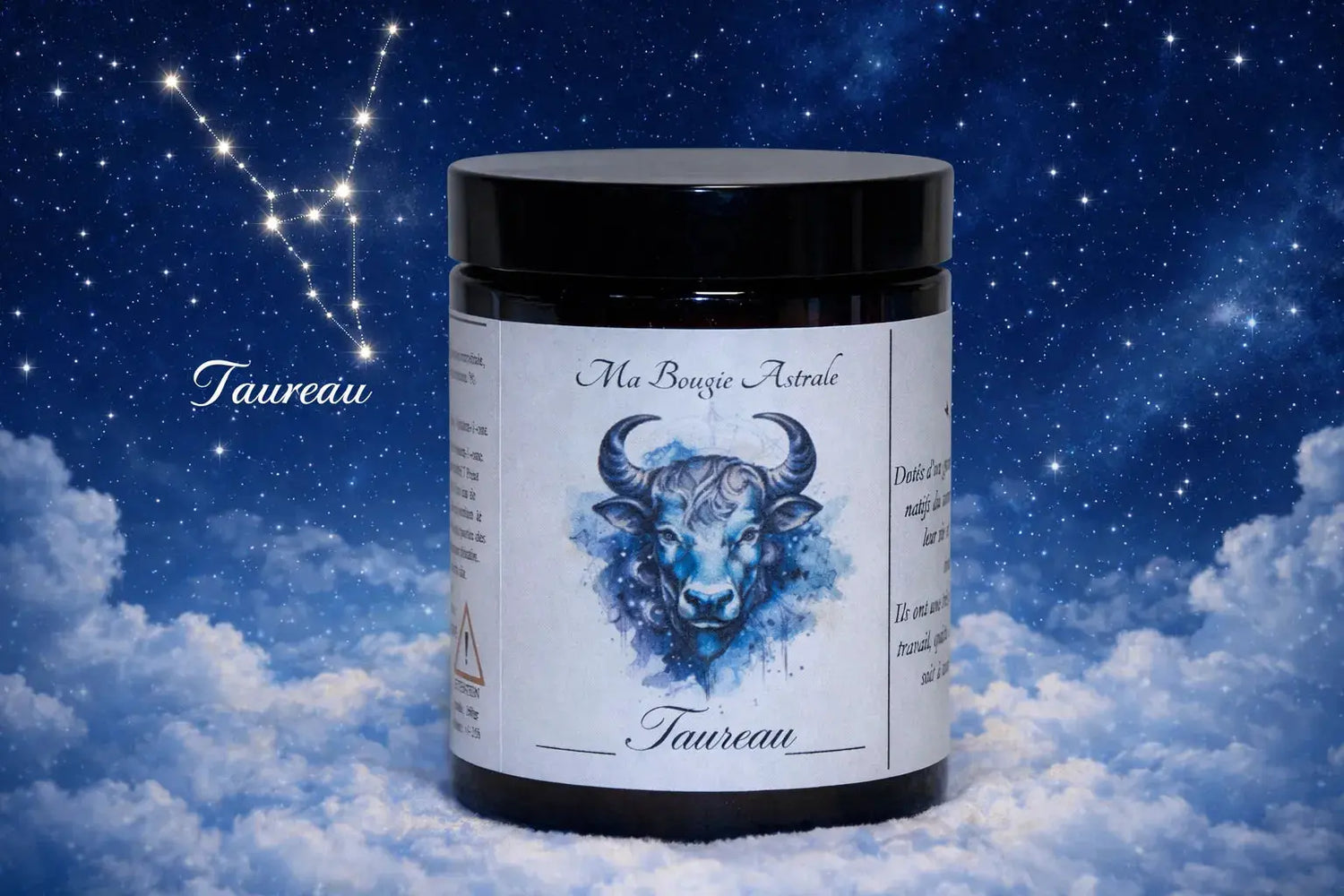 Bougie Astrologique Taureau L'Atelier Ginko - Boutique en Ligne