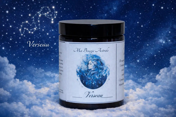 Bougie Astrologique Verseau L'Atelier Ginko - Boutique en Ligne