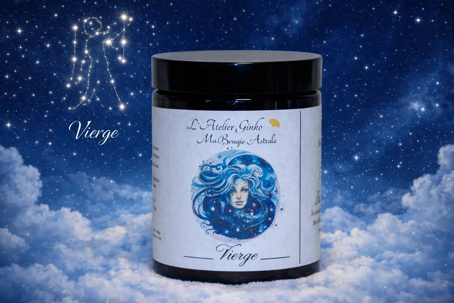 Bougie Astrologique Vierge L'Atelier Ginko - Boutique en Ligne