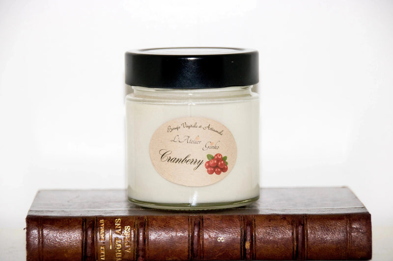 Bougie parfumée Cranberry L'Atelier Ginko - Boutique en Ligne