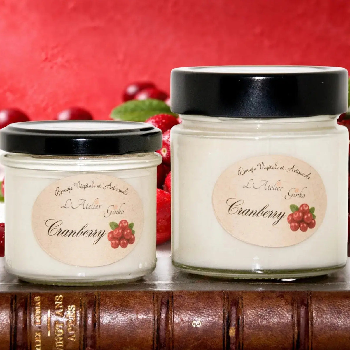 Bougie parfumée Cranberry L'Atelier Ginko - Boutique en Ligne