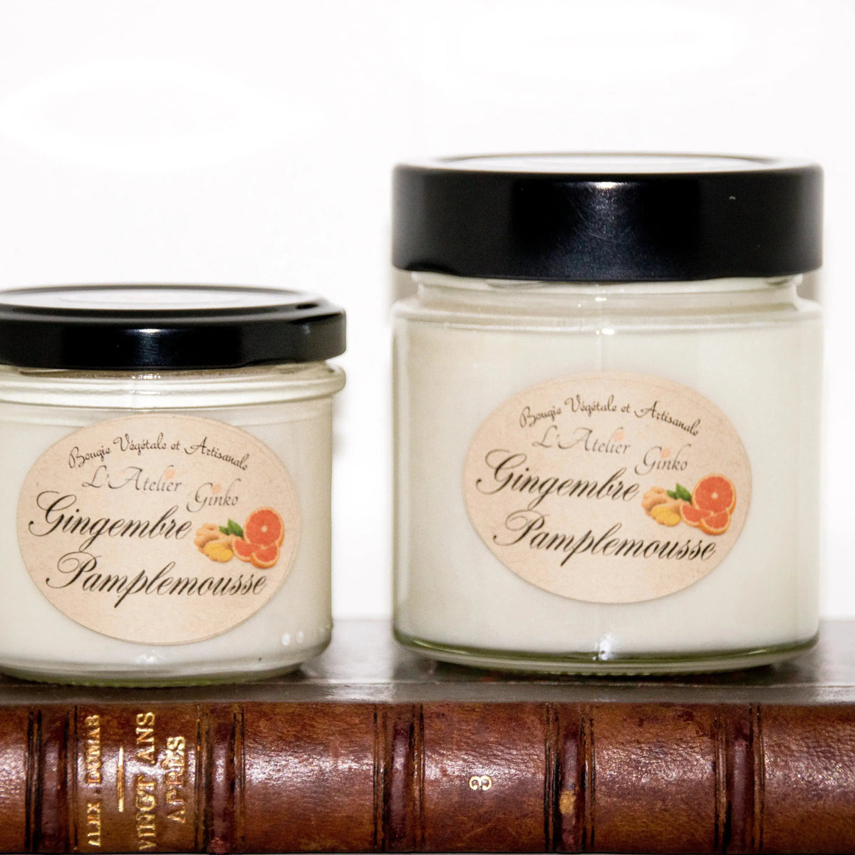 Bougie parfumée Gingembre pamplemousse L'Atelier Ginko - Boutique en Ligne