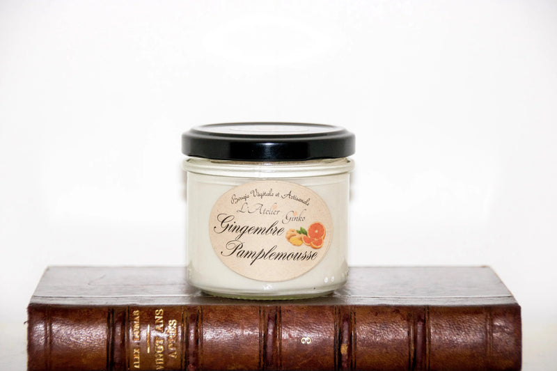 Bougie parfumée Gingembre pamplemousse L'Atelier Ginko - Boutique en Ligne