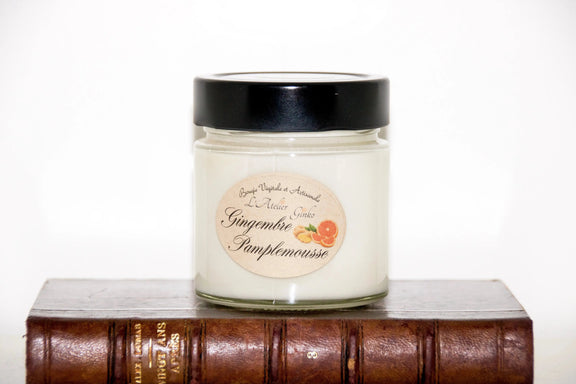 Bougie parfumée Gingembre pamplemousse L'Atelier Ginko - Boutique en Ligne