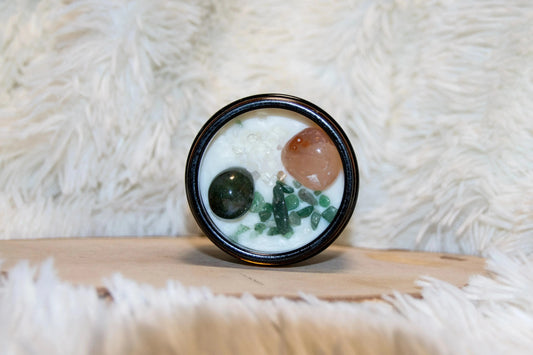 Bougie parfumée Lithothérapie Good Vibes - L'Atelier Ginko - Boutique en Ligne
