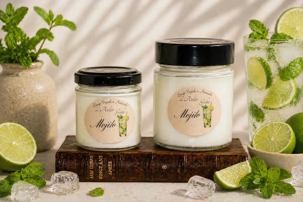 Bougie parfumée Mojito L'Atelier Ginko - Boutique en Ligne