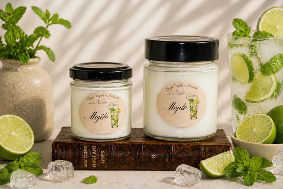 Bougie parfumée Mojito L'Atelier Ginko - Boutique en Ligne
