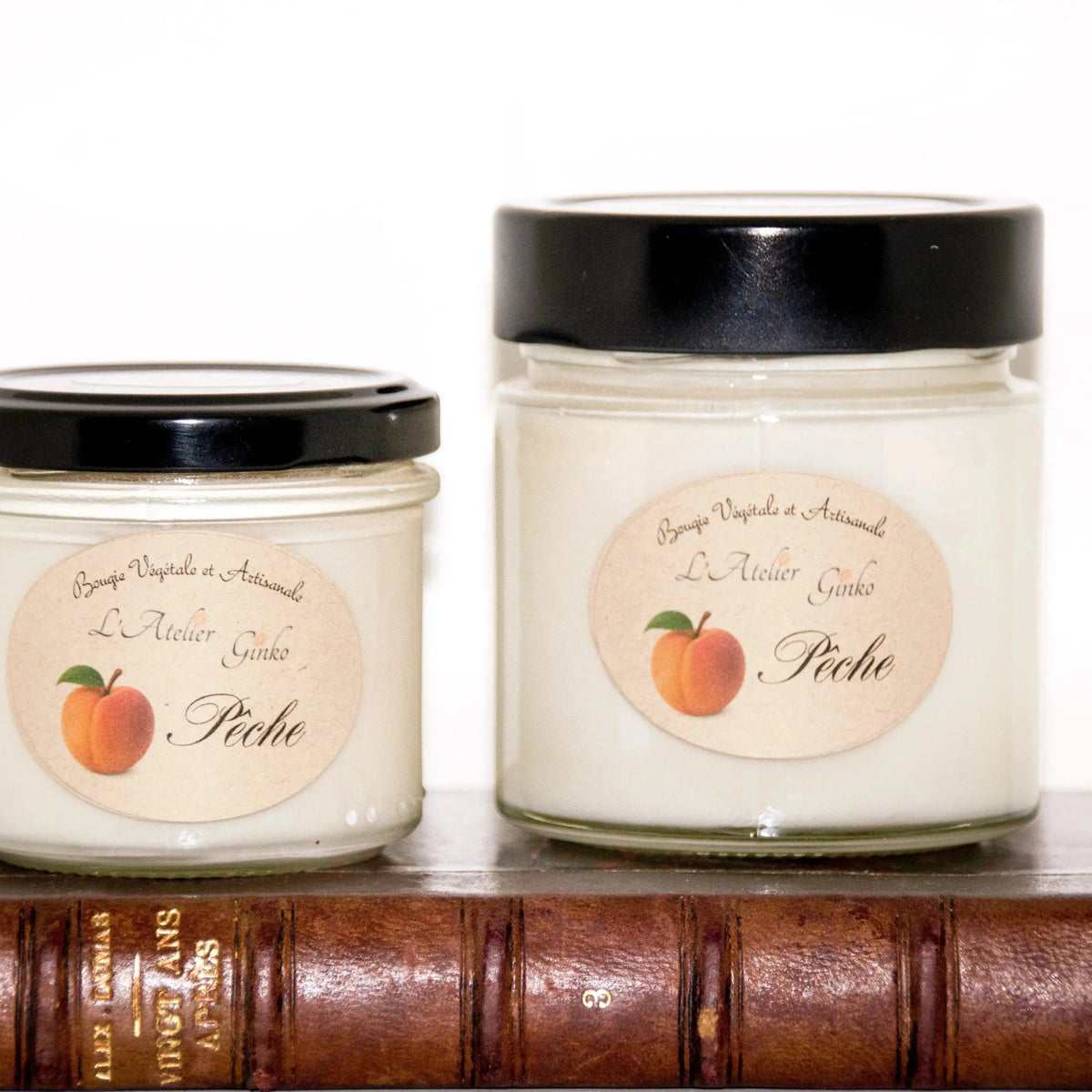 Bougie parfumée Pêche L'Atelier Ginko - Boutique en Ligne