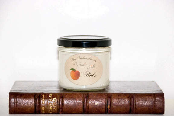 Bougie parfumée Pêche L'Atelier Ginko - Boutique en Ligne