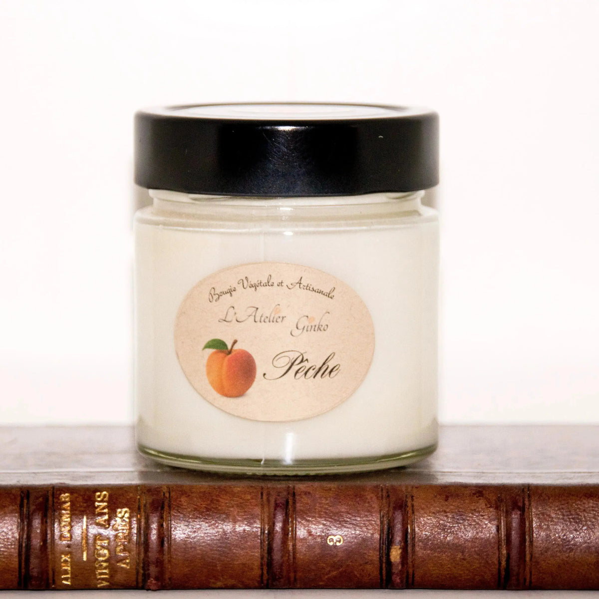 Bougie parfumée Pêche L'Atelier Ginko - Boutique en Ligne