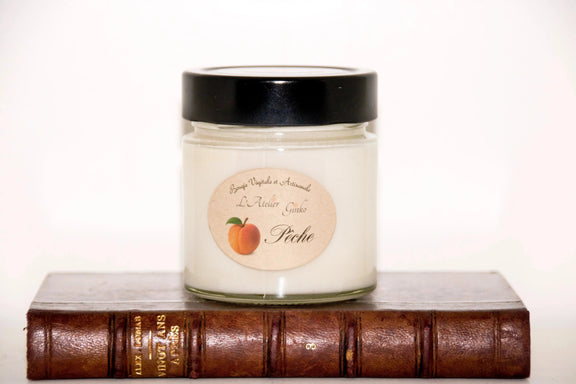 Bougie parfumée Pêche L'Atelier Ginko - Boutique en Ligne