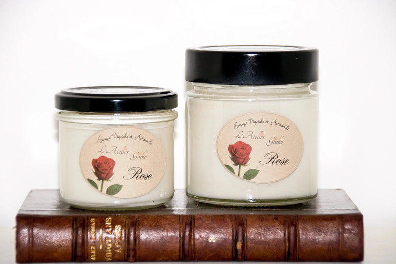 Bougie parfumée Rose L'Atelier Ginko - Boutique en Ligne