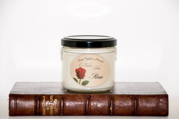 Bougie parfumée Rose L'Atelier Ginko - Boutique en Ligne