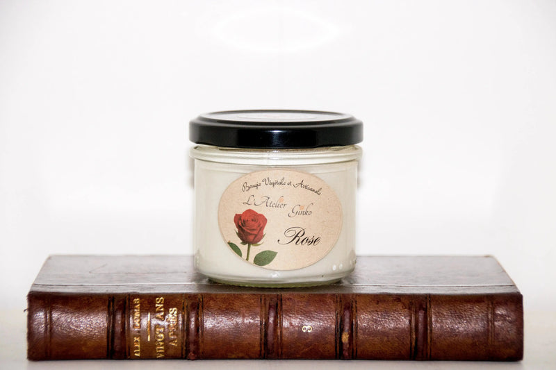 Bougie parfumée Rose L'Atelier Ginko - Boutique en Ligne