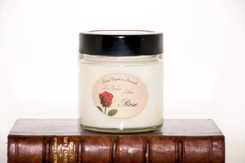 Bougie parfumée Rose L'Atelier Ginko - Boutique en Ligne