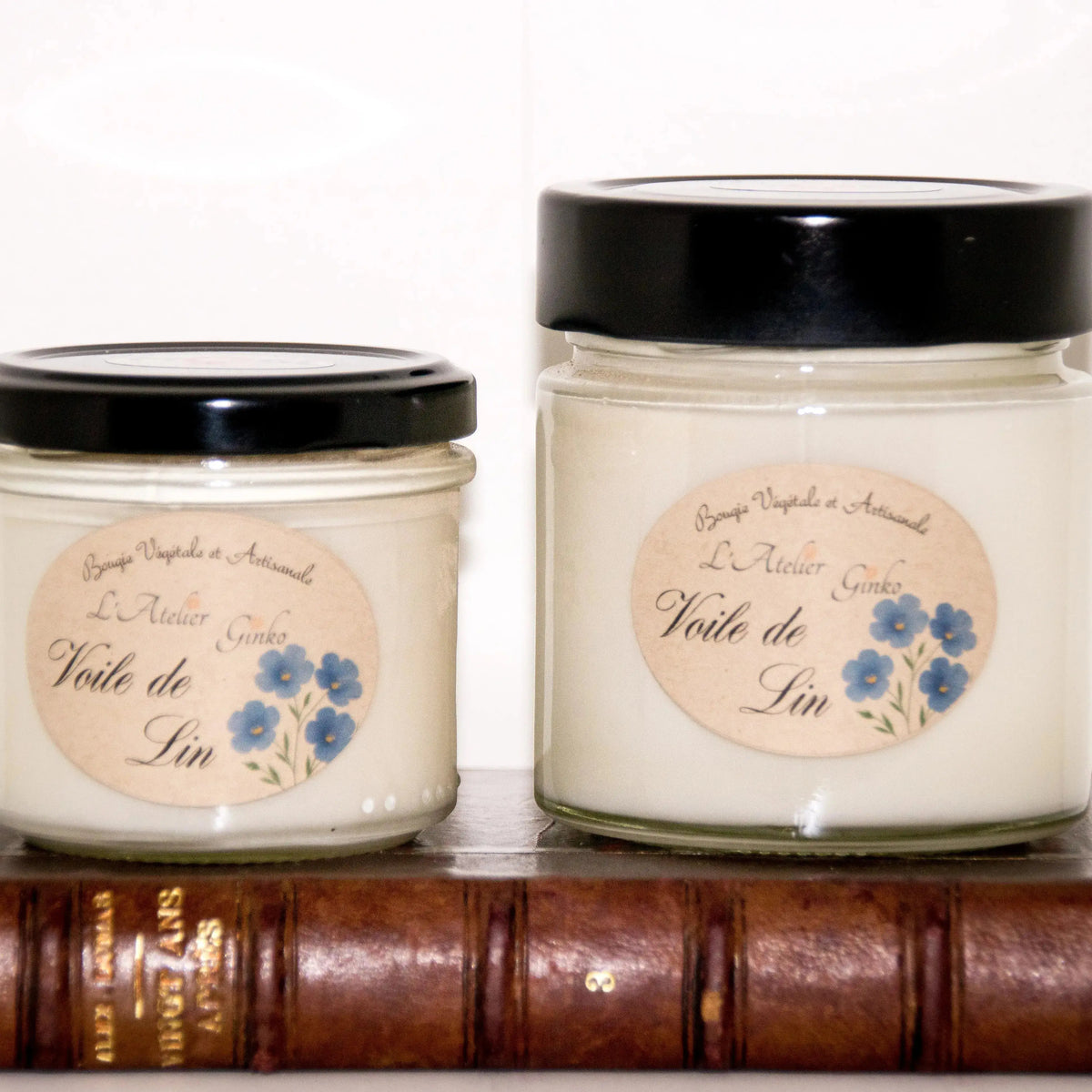 Bougie parfumée Voile de Lin L'Atelier Ginko - Boutique en Ligne