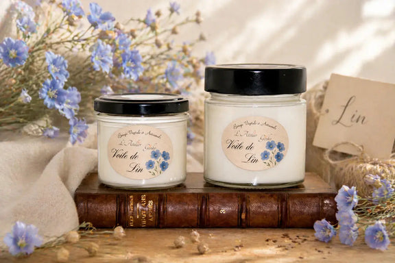 Bougie parfumée Voile de Lin L'Atelier Ginko - Boutique en Ligne