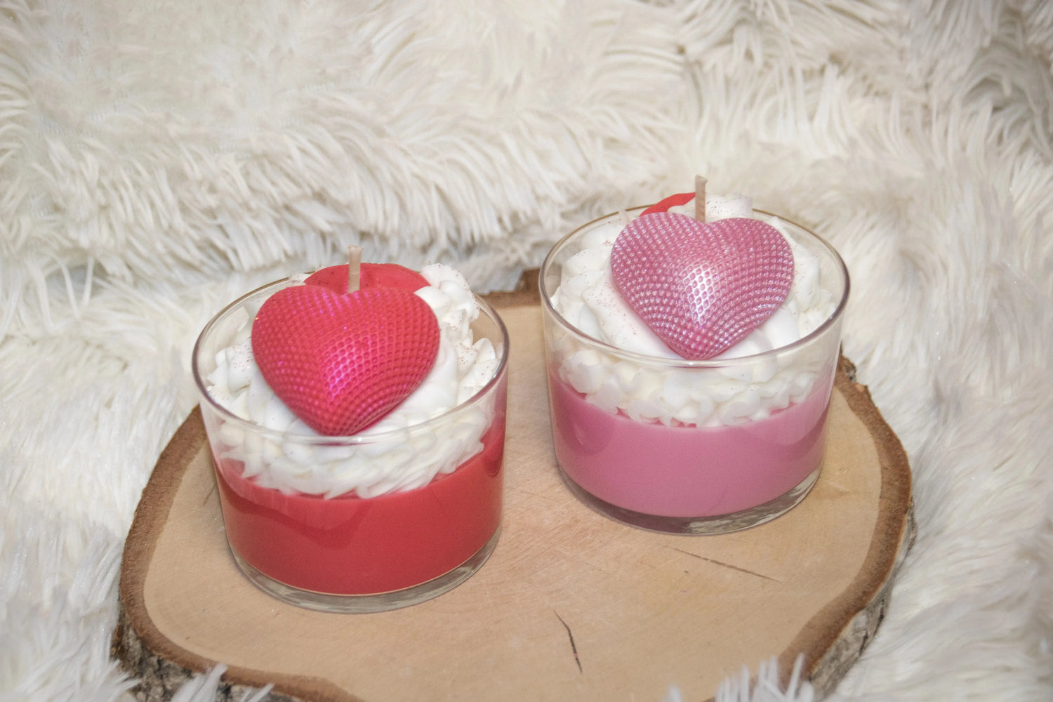 Bougie Gourmande Saint Valentin Coeur Fleur L'Atelier Ginko - Boutique en Ligne