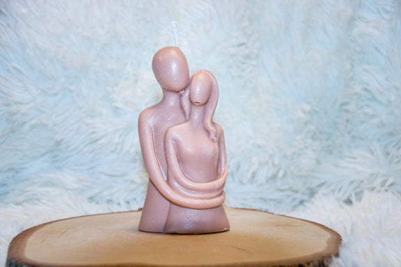 Bougie artisanale mariage Couple Entrelacés L'Atelier Ginko - Boutique en Ligne