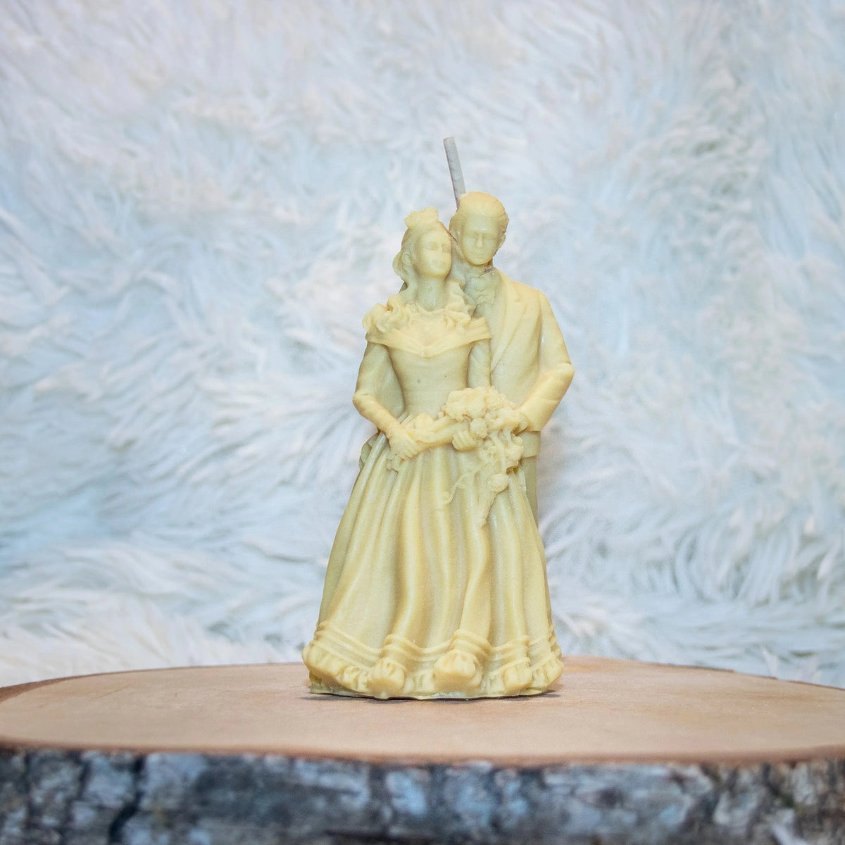 Bougie artisanale mariage Couple Mariés L'Atelier Ginko - Boutique en Ligne