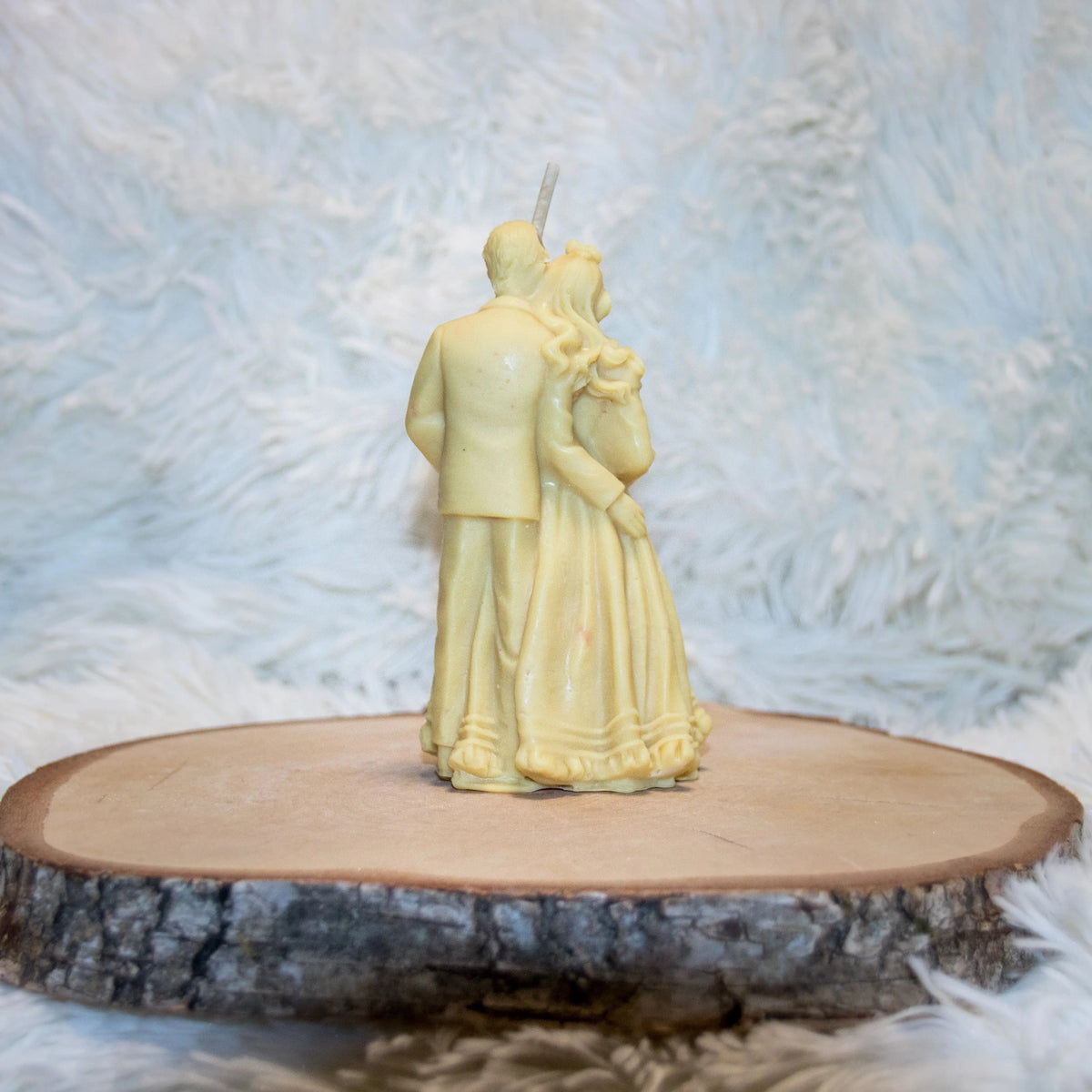 Bougie artisanale mariage Couple Mariés L'Atelier Ginko - Boutique en Ligne