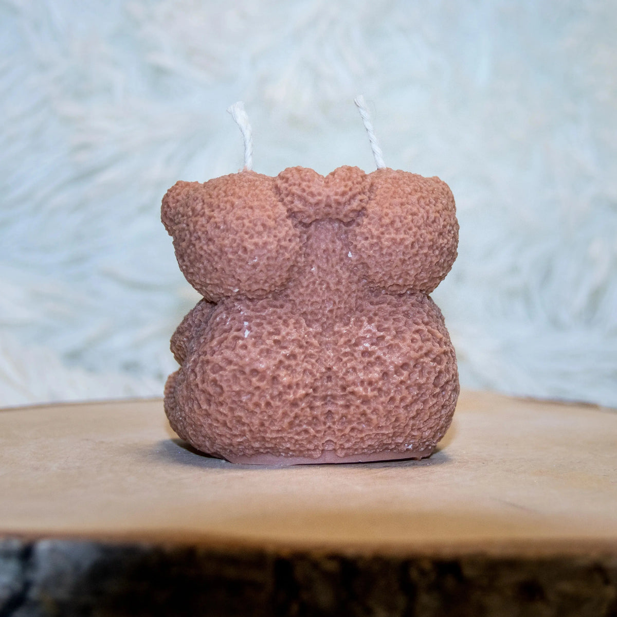 Bougie artisanale mariage Couple Ours coeur L'Atelier Ginko - Boutique en Ligne