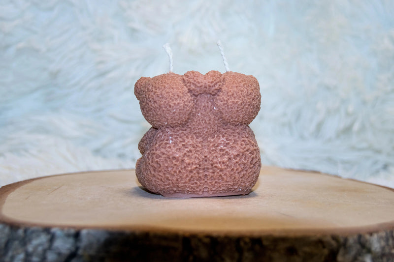 Bougie artisanale mariage Couple Ours coeur L'Atelier Ginko - Boutique en Ligne