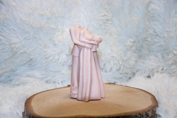 Bougie artisanale mariage Elle et Lui L'Atelier Ginko - Boutique en Ligne