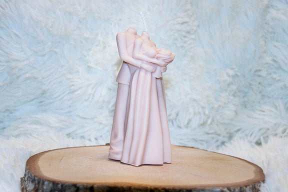 Bougie artisanale mariage Elle et Lui L'Atelier Ginko - Boutique en Ligne