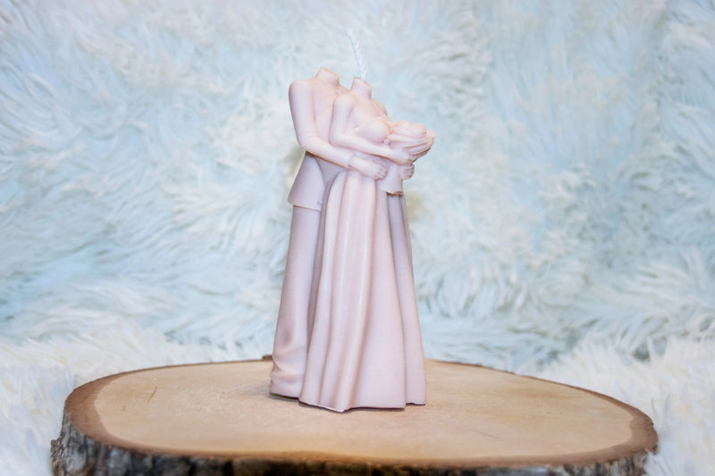 Bougie artisanale mariage Elle et Lui L'Atelier Ginko - Boutique en Ligne