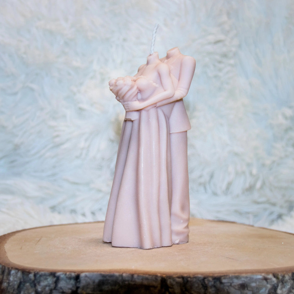 Bougie artisanale mariage Elle et Lui L'Atelier Ginko - Boutique en Ligne