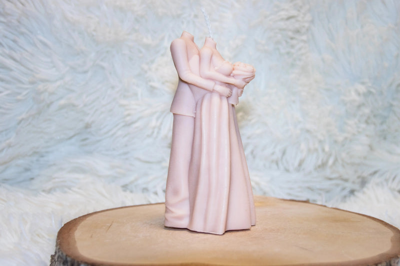 Bougie artisanale mariage Elle et Lui L'Atelier Ginko - Boutique en Ligne