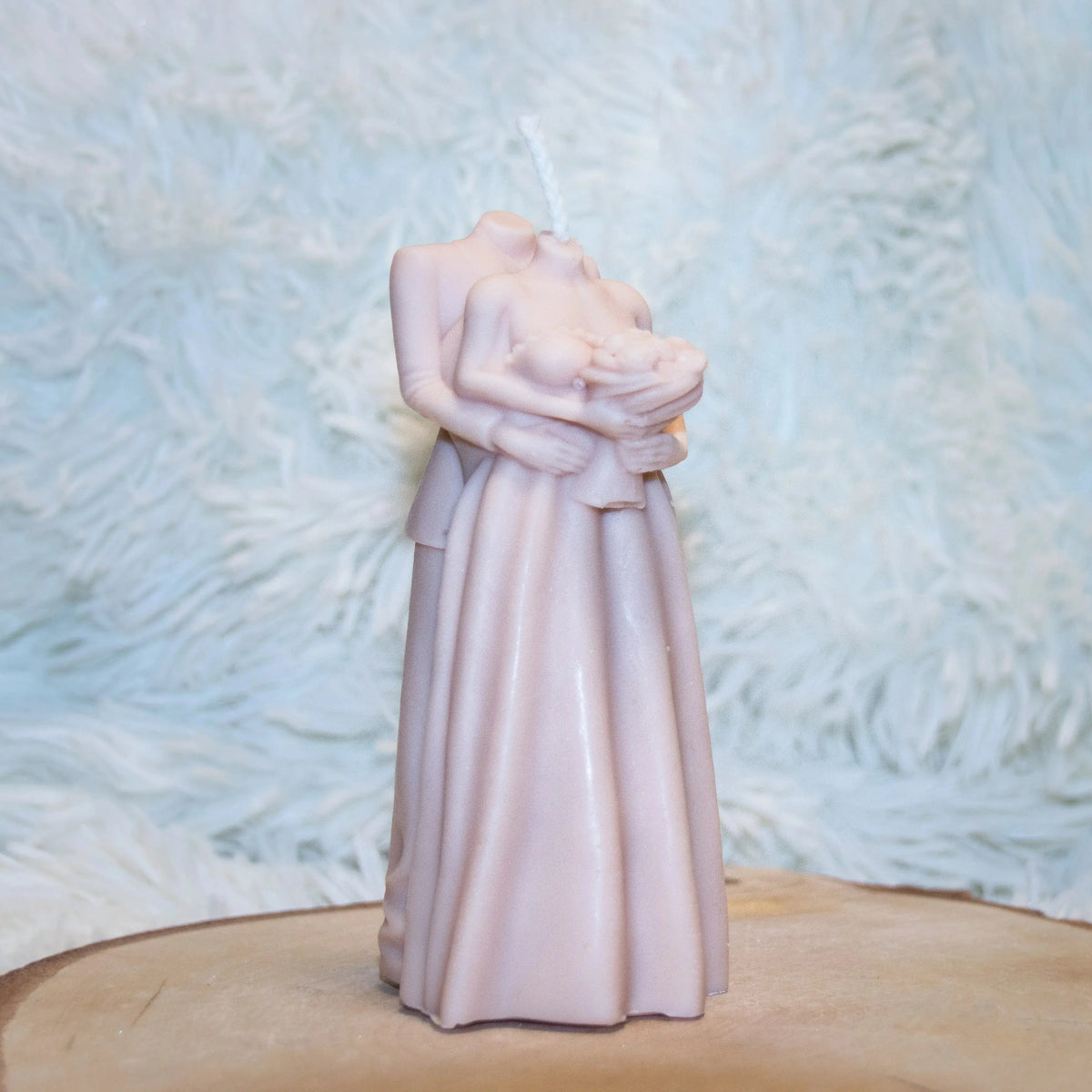 Bougie artisanale mariage Elle et Lui L'Atelier Ginko - Boutique en Ligne