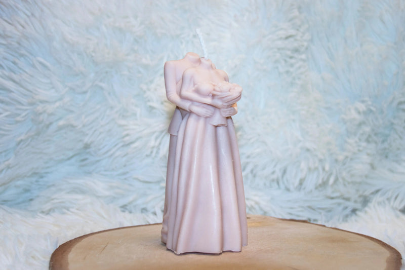 Bougie artisanale mariage Elle et Lui L'Atelier Ginko - Boutique en Ligne