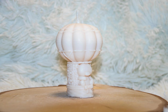 Bougie artisanale naissance Ballon L'Atelier Ginko - Boutique en Ligne