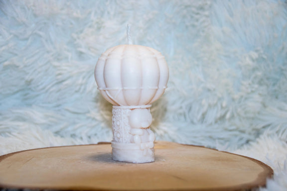 Bougie artisanale naissance Ballon L'Atelier Ginko - Boutique en Ligne