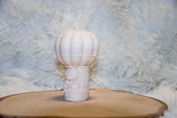 Bougie artisanale naissance Ballon L'Atelier Ginko - Boutique en Ligne