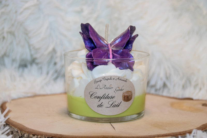 Bougie chantilly Confiture de lait - L'Atelier Ginko - Boutique en Ligne