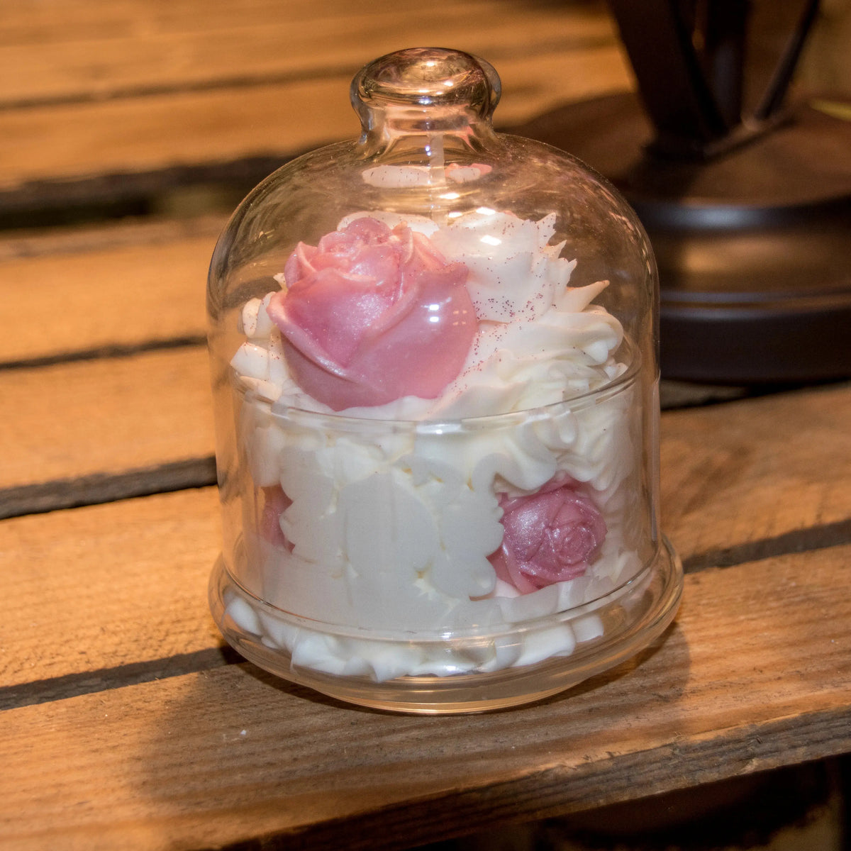 Bougie chantilly sous Cloche L'Atelier Ginko - Boutique en Ligne